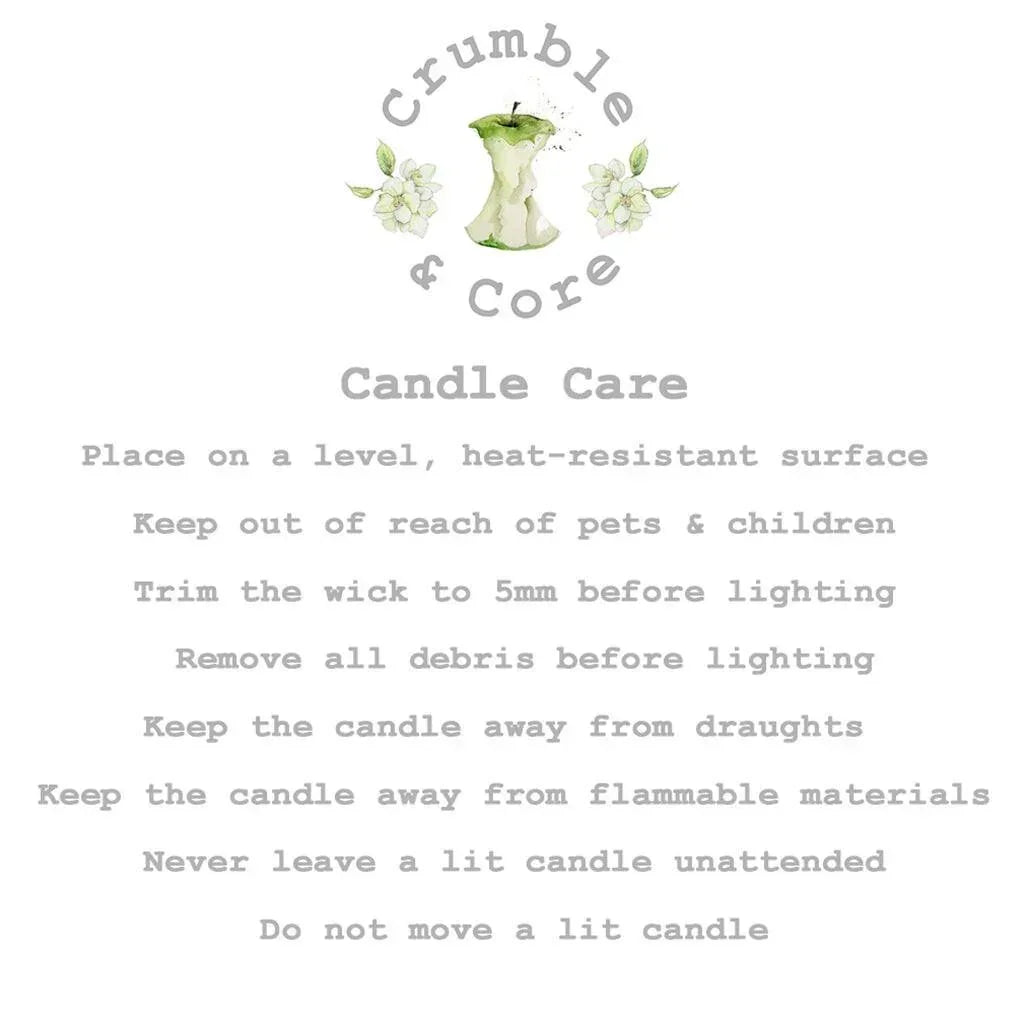 Christmas Nordic Holly Scented Votive Candle with Organza Bag - Crumble and Core