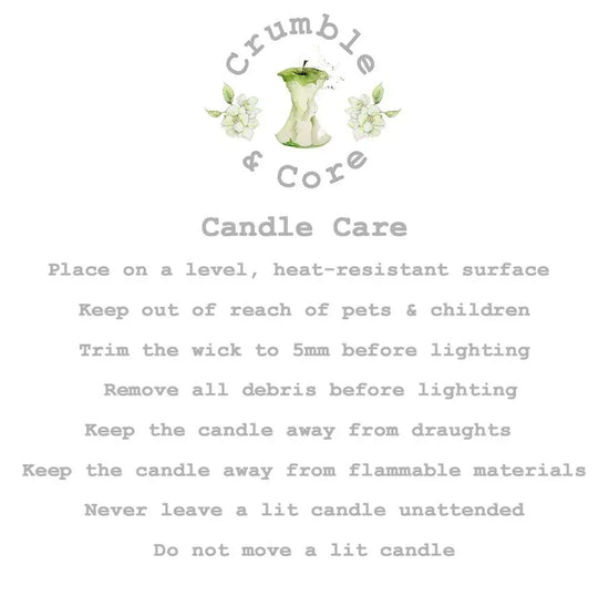 Christmas Nordic Holly Scented Votive Candle with Organza Bag - Crumble and Core