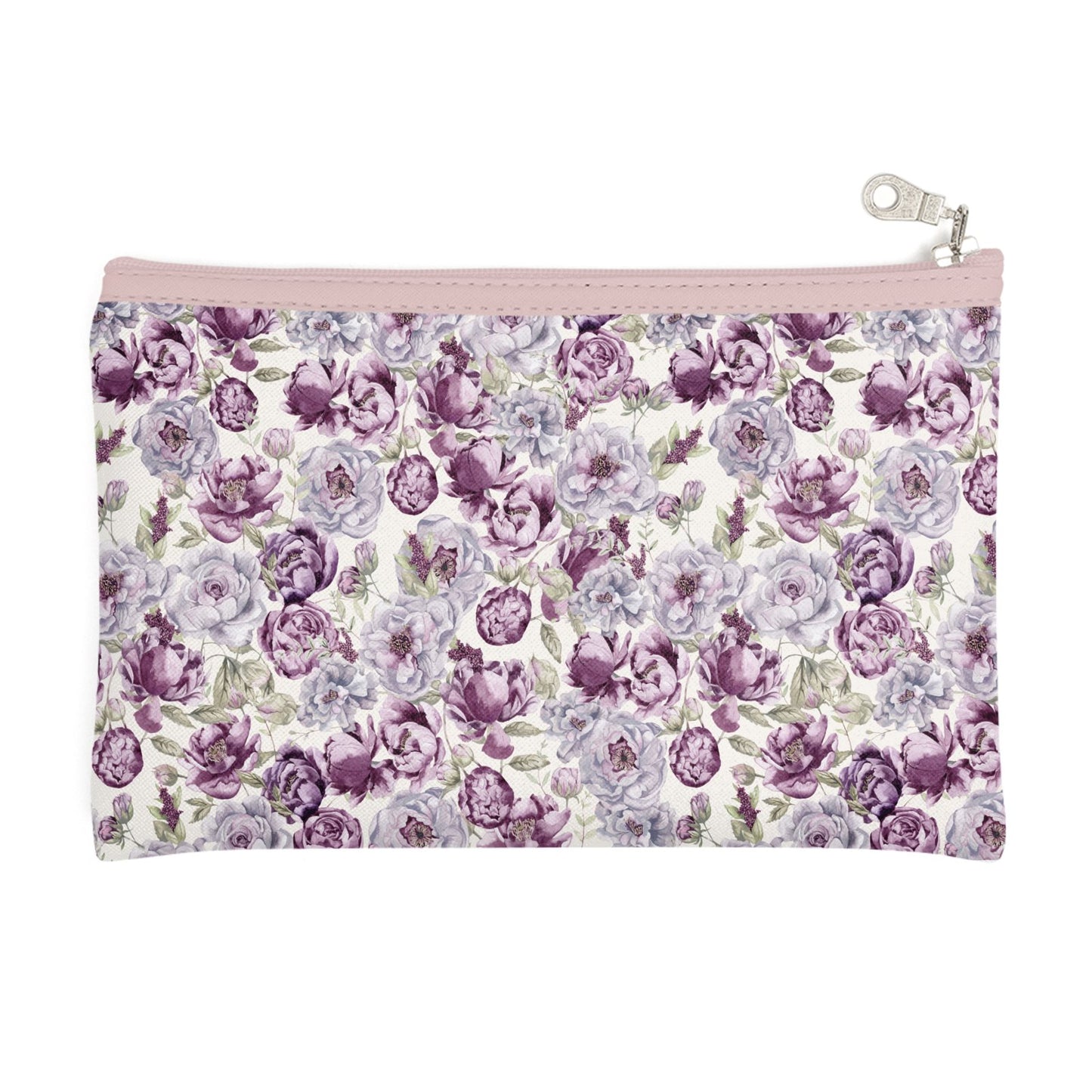 Make up bag - Peonies Plum & Lilac