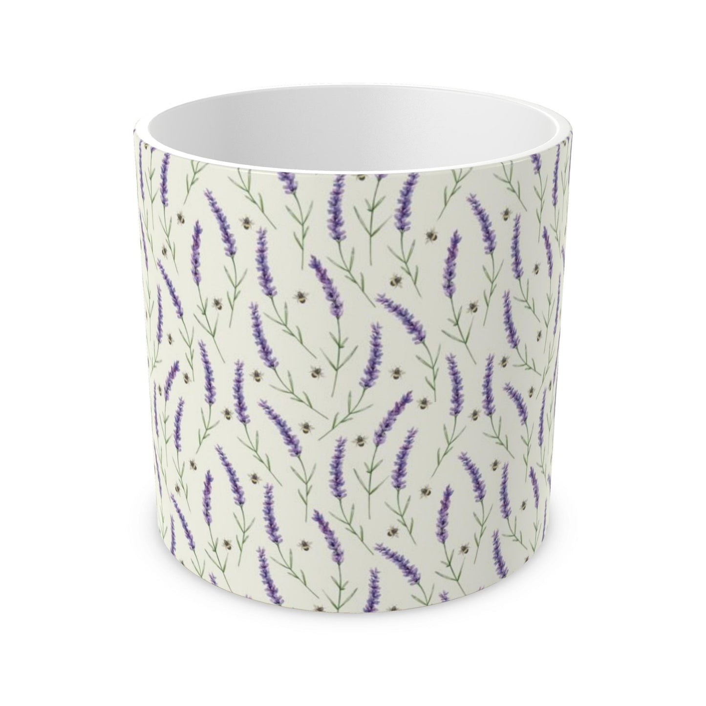 Designer Plant Pot - Lavender and Bee design