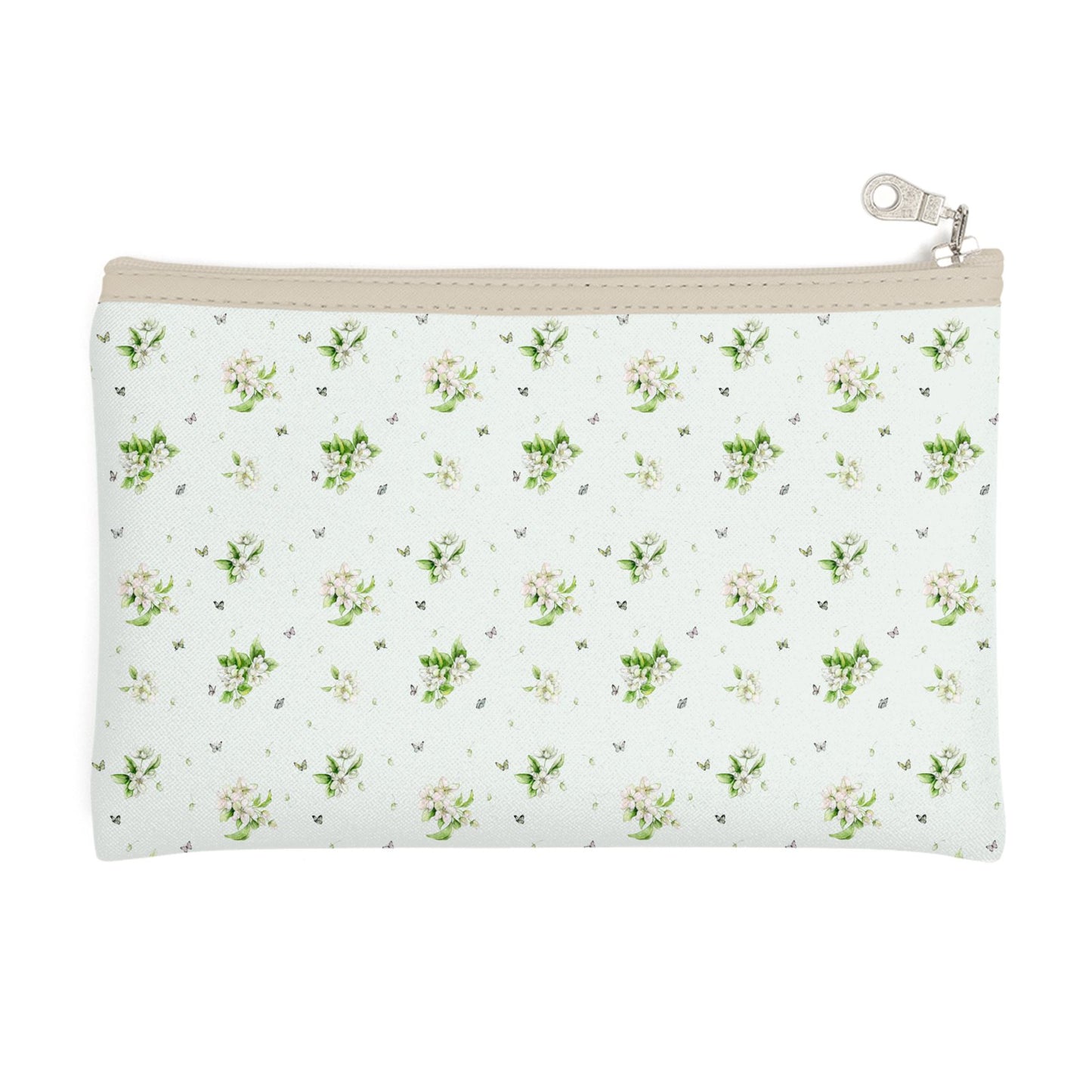 Designer Make Up Bag - Pencil Case Apple Blossom and Butterlies Design