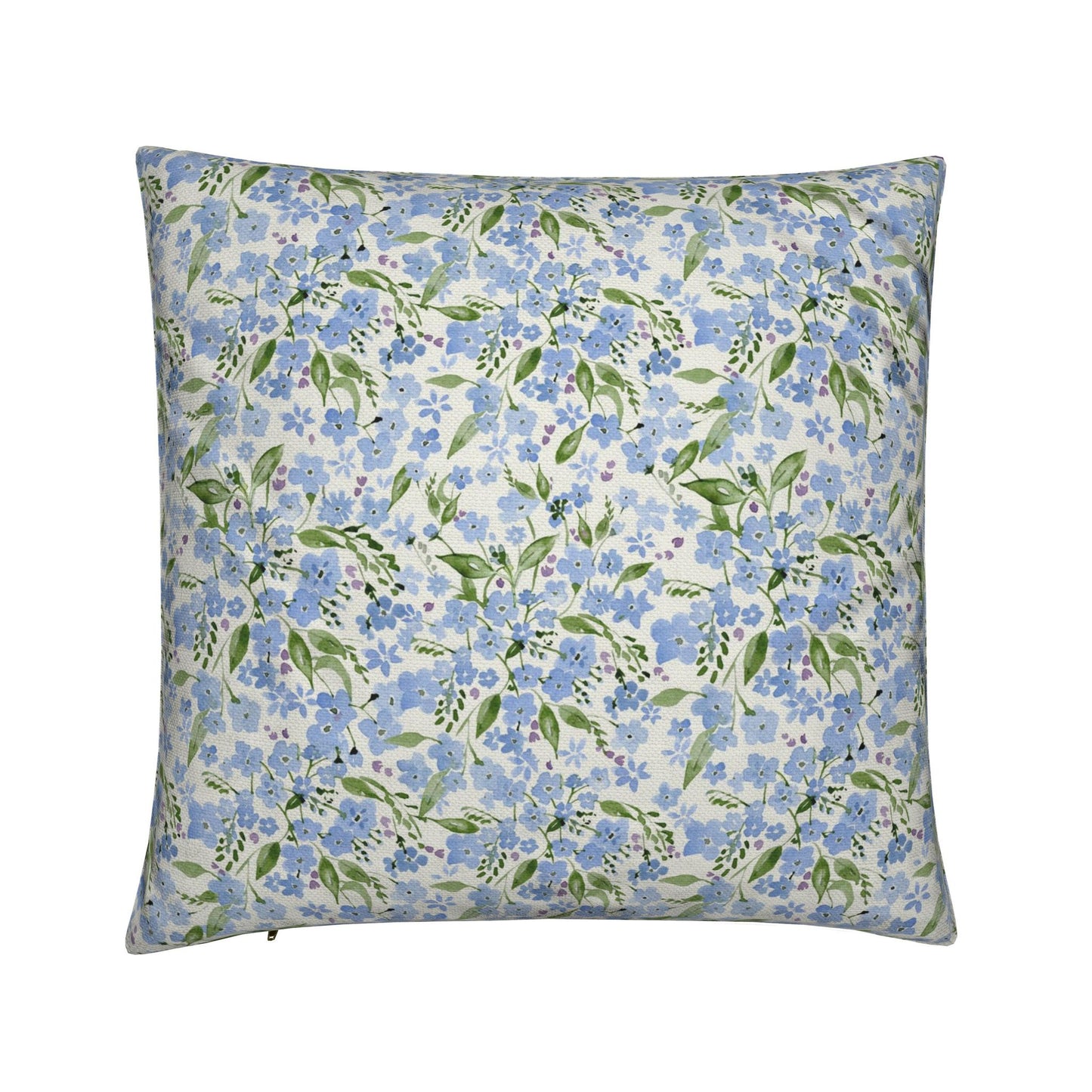 Cushion - watercolour Forget-Me-Not - Designer Dual Cushion