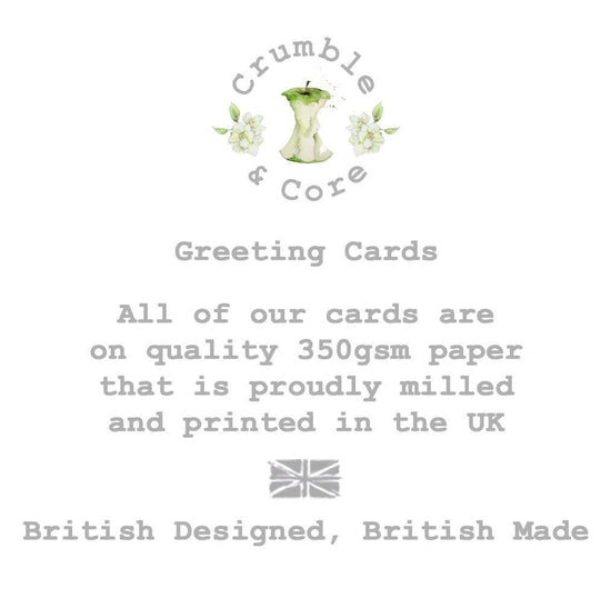 Hand finished Premium Truly Scrumptious Cake 30th Birthday Card - Crumble and Core