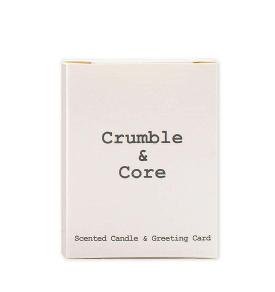 Snowman Candle Card Festive Holiday Gift Set for Loved Ones - Crumble and Core