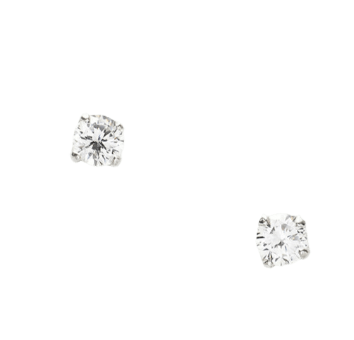 Sterling Silver Crystal Earrings Gift Card for Granddaughter - Ideal for Special Occasions - Crumble and Core