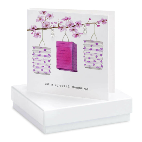 Sterling Silver Chinese Lantern Design Stud Earrings - Perfect Gift for Daughters - Crumble and Core