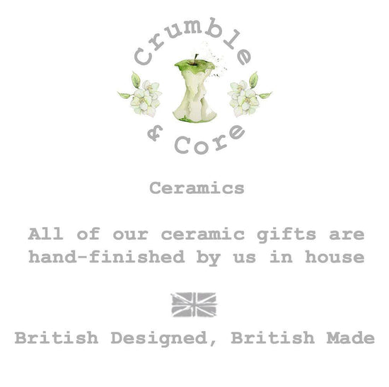 Ceramic Coaster - Christmas Drinks Coaster - Snowman - Crumble and Core
