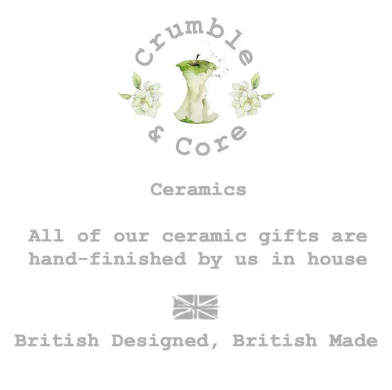 Ceramic Drinks Coaster Christmas Holly - Crumble and Core