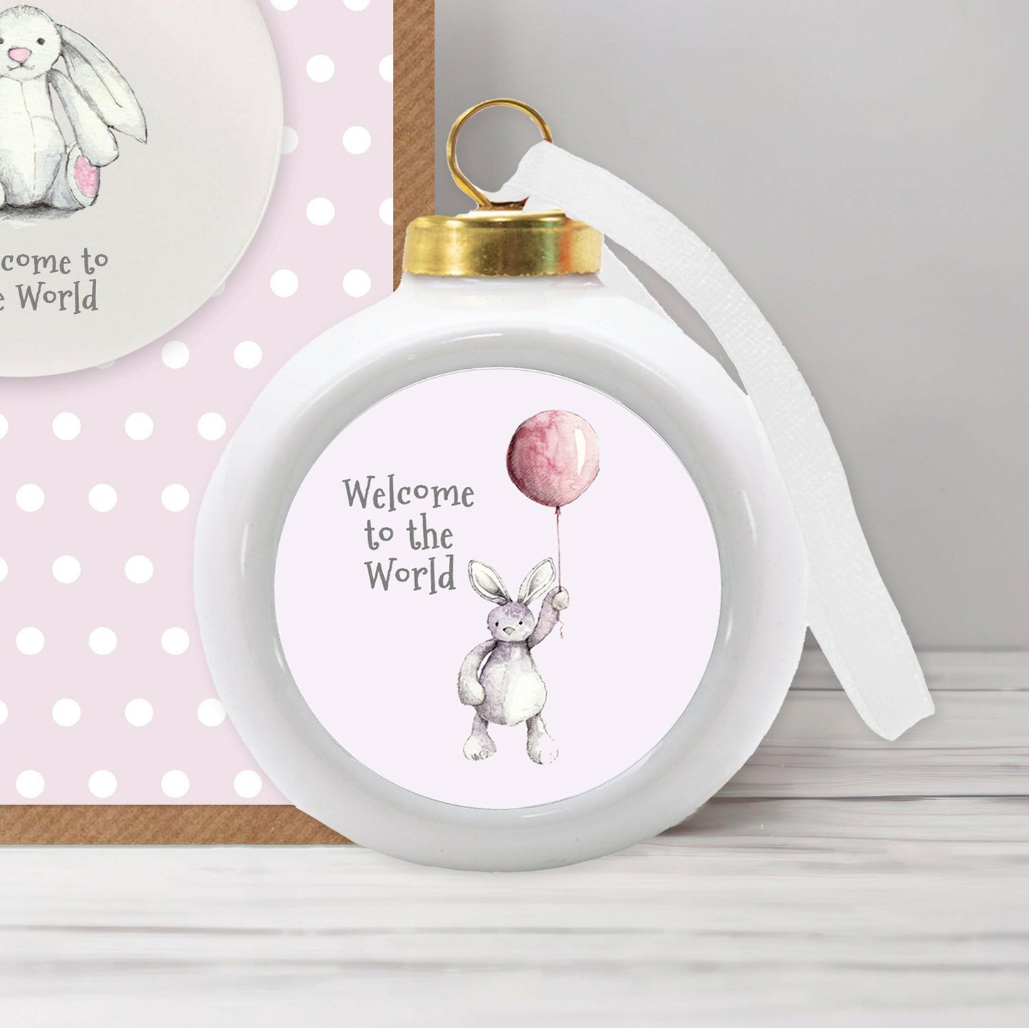 Cute Handmade Hanging Ceramic Baby Boy - Nursery Decor - Perfect for Baby Keepsake - Crumble and Core