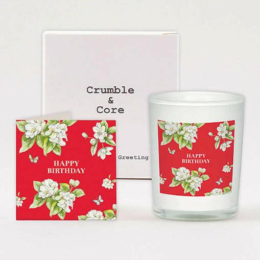 Birthday Card Candle Gift Set - Celebrate with Your Loved One - Crumble and Core