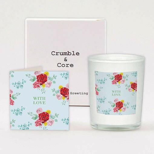 Candle Perfect Gift for Any Occasion with Love Card Included - Crumble and Core