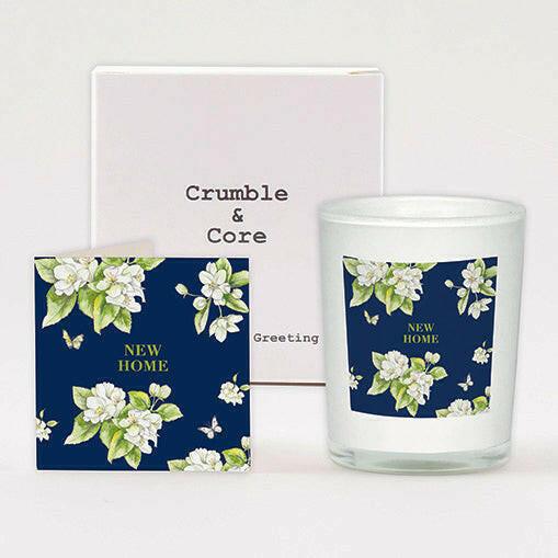 Boxed Candle New Home Card Included Perfect Housewarming Gift - Crumble and Core