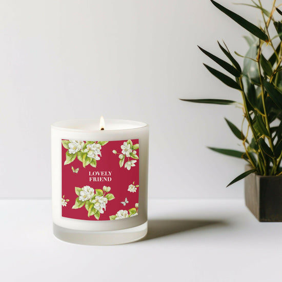 Bright Blooms Boxed Candle with Lovely Friend Card - Perfect Gift for Loved Ones - Crumble and Core