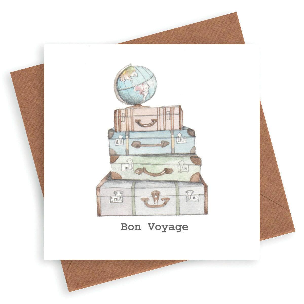 All Packed Up Bon Voyage Card - Crumble and Core