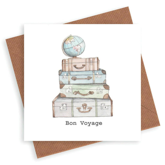 All Packed Up Bon Voyage Card - Crumble and Core
