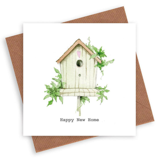 Bird House Happy New Home Card - Crumble and Core