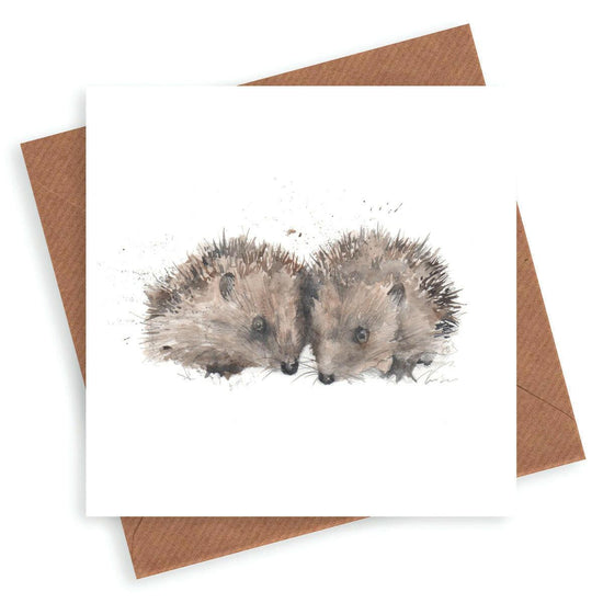 Mr and Mrs Hedgehog Card - Crumble and Core