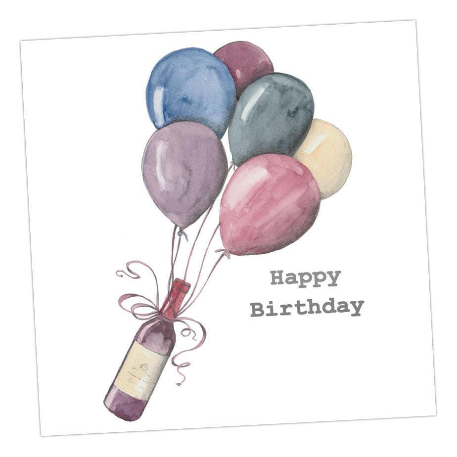 Wine Birthday Card - Crumble and Core