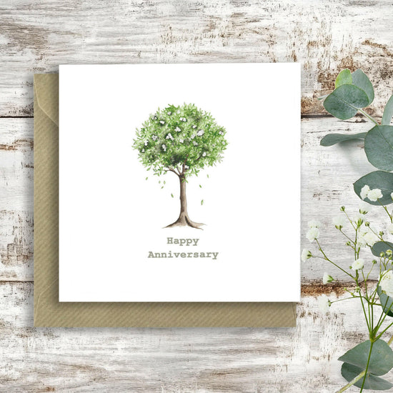 Blossom Anniversary Card - Crumble and Core