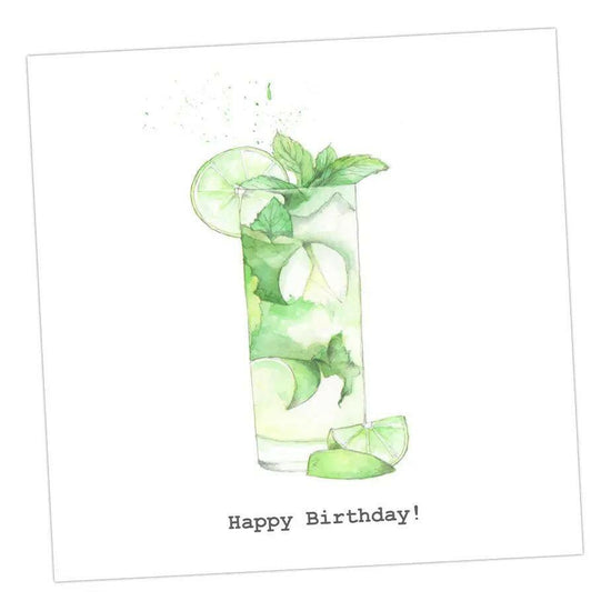Mojito Birthday Card - Crumble and Core