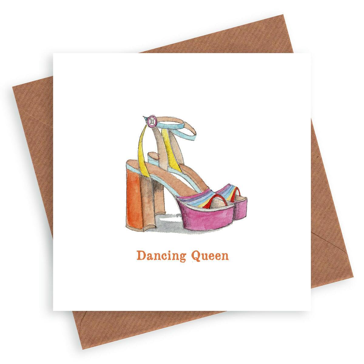 Dancing Queen Card - Fun and Festive Greeting Card for Birthdays and Celebrations - Crumble and Core