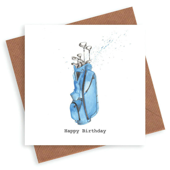 Happy Birthday Golf Card - Crumble and Core