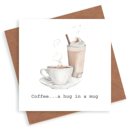 Coffee Hug Card - Crumble and Core
