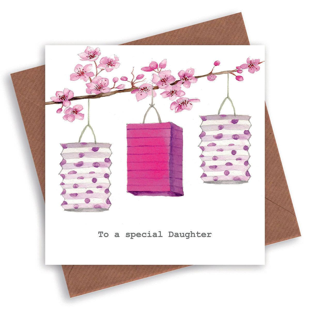 Paper Lanterns Daughter Card - Crumble and Core