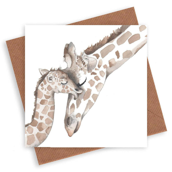 Baby Love Giraffes Card - Crumble and Core