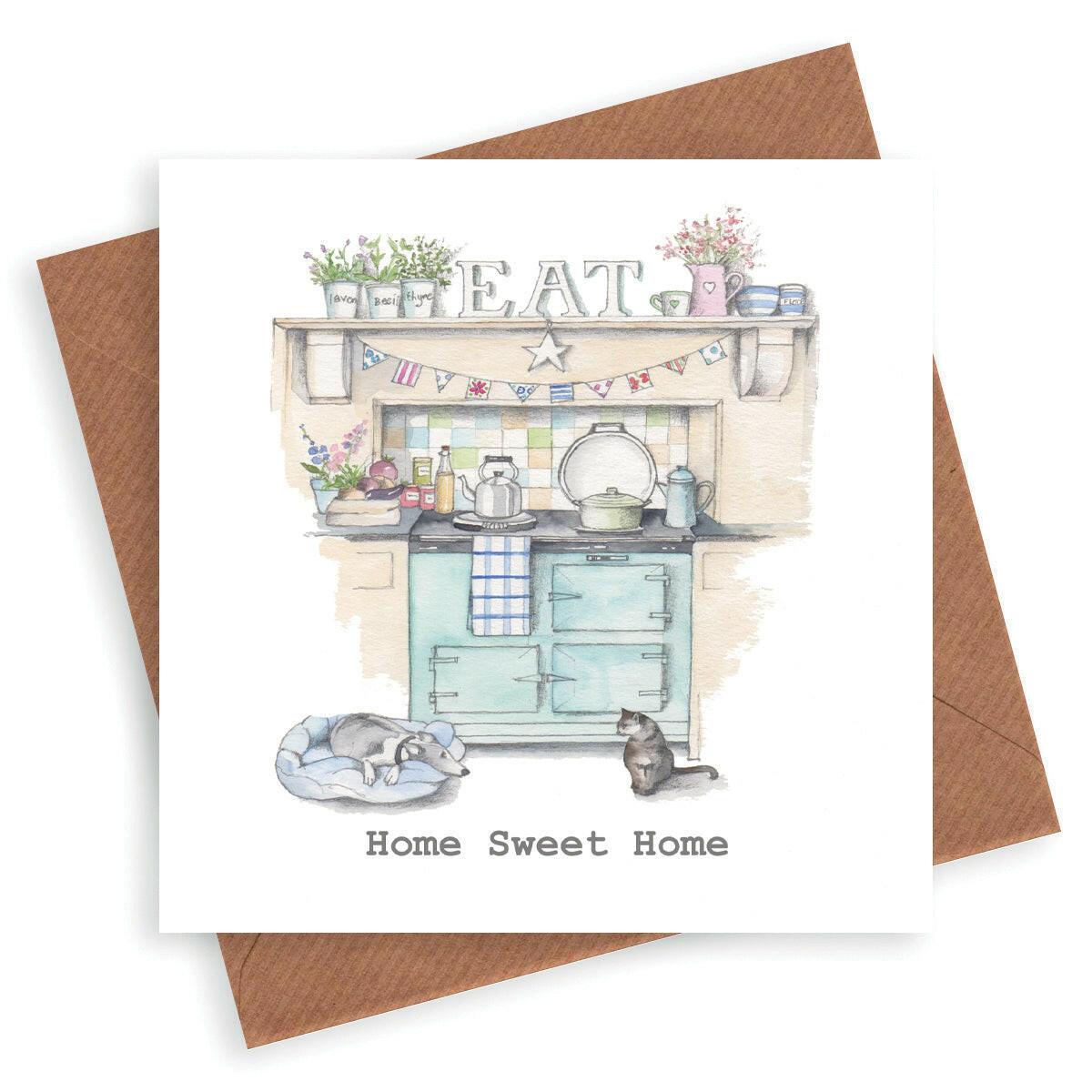 Home Sweet Home Aga Card - Crumble and Core