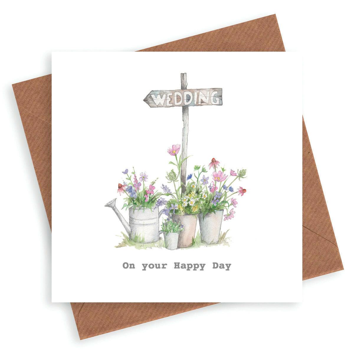 Wedding Sign Card - Crumble and Core