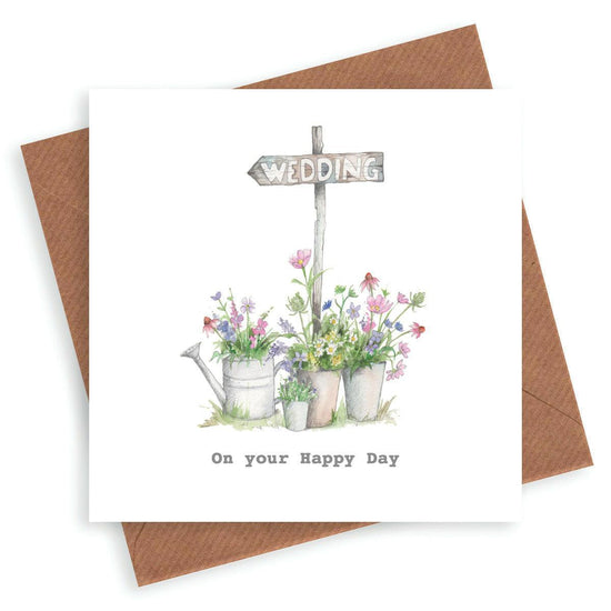 Wedding Sign Card - Crumble and Core