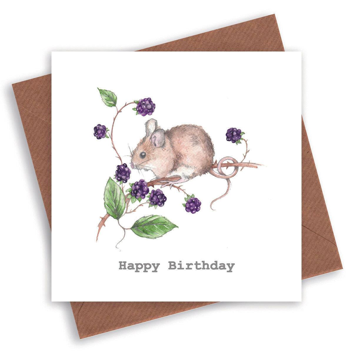 Berry Happy Birthday Card - Crumble and Core