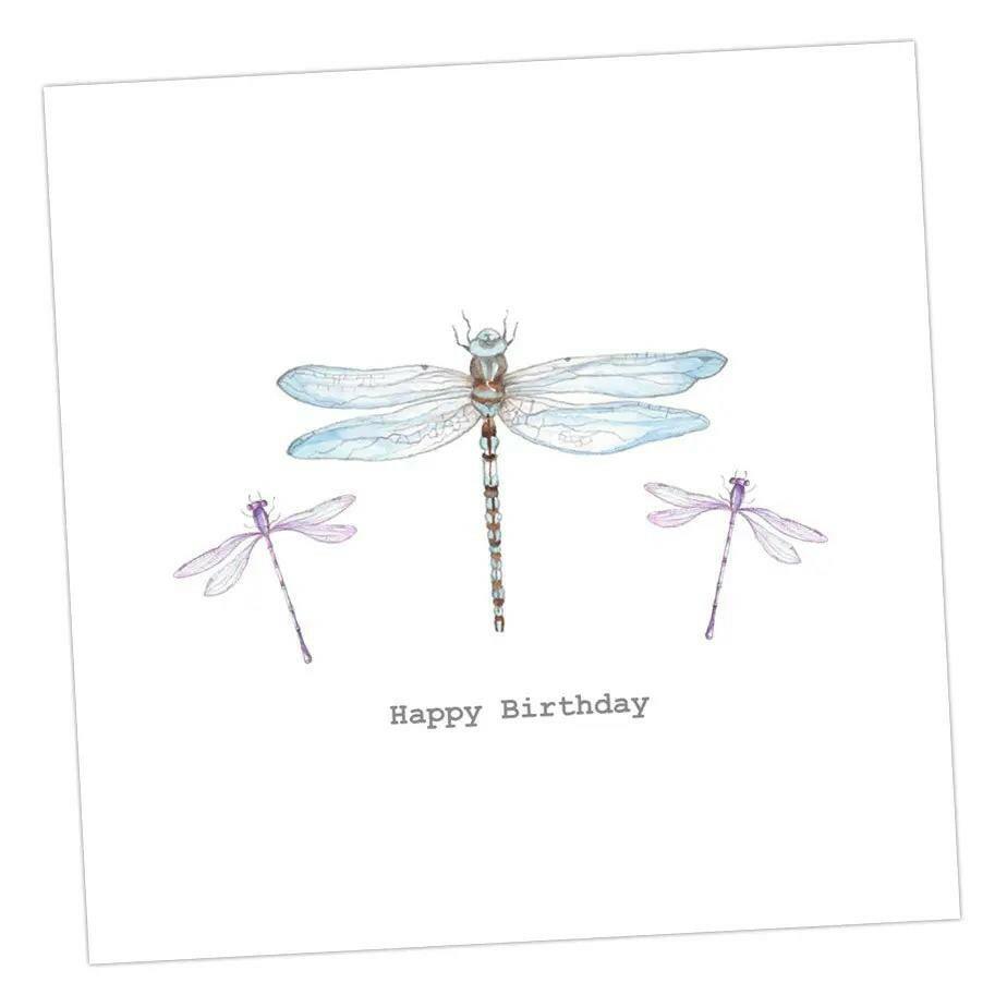 Dragonfly Birthday Card - Crumble and Core