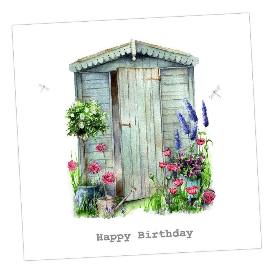 Green Shed Card - Crumble and Core