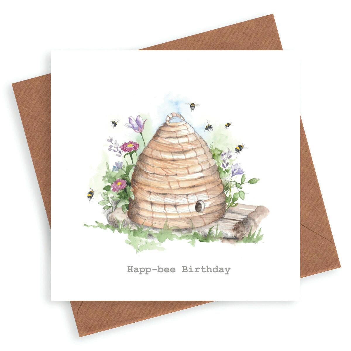 Beehive Birthday Card - Crumble and Core