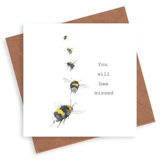 You will Bee Missed Card - Crumble and Core