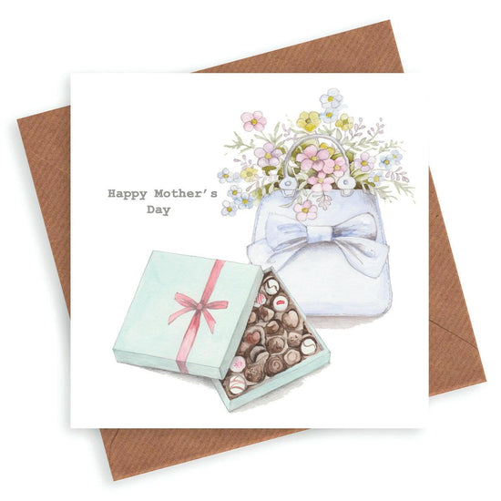 Chocolates and Bag Mother's Day Card - Crumble and Core