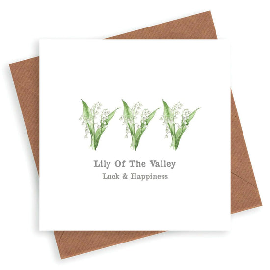 Lily of the Valley Card - Crumble and Core