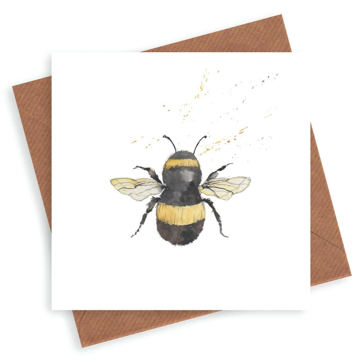 Bee Blank Card - Crumble and Core