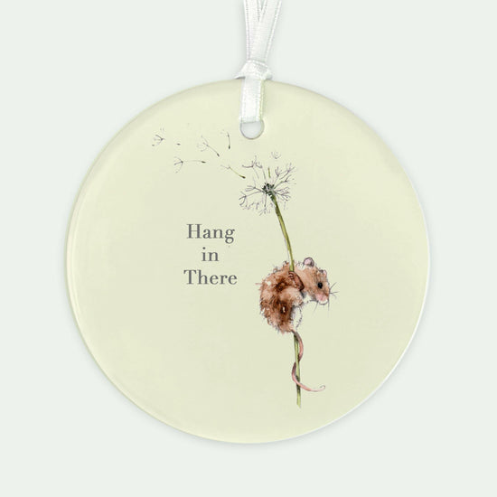 Hanging Ceramic Decoration - Good Luck or Encouragement Gifts Keepsake Decoration - Thoughtful Gift Ideas - Crumble and Core