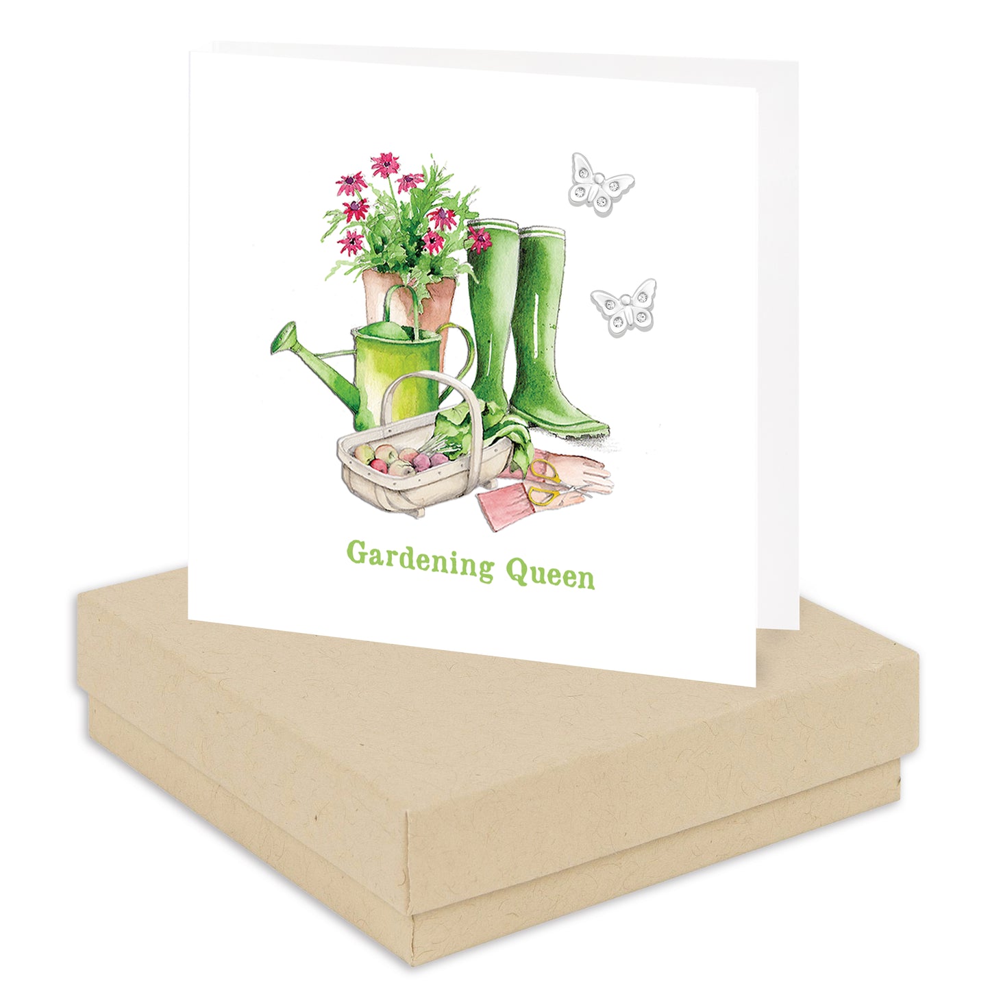 Sterling Silver Stud Earrings – Garden Queen Gift Boxed Butterfly Jewellery