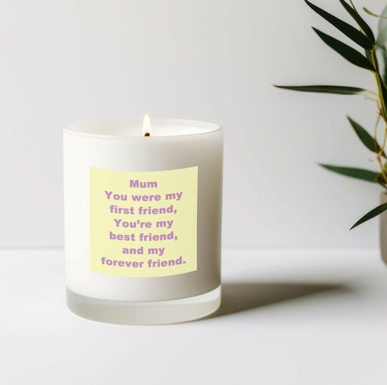 Scented Aromatherapy Candle - Sentimental Gift - Vegan Candle - Crumble and Core