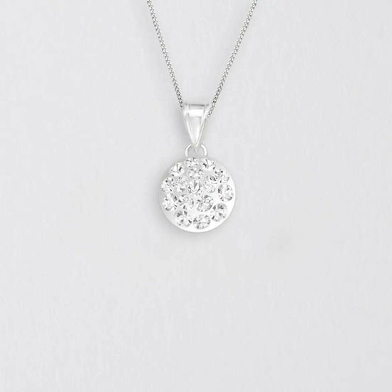 Sparkle this Christmas with our Sterling Silver CZ Pendant Necklace - Gift Set includes Box and Fairy Card - Crumble and Core
