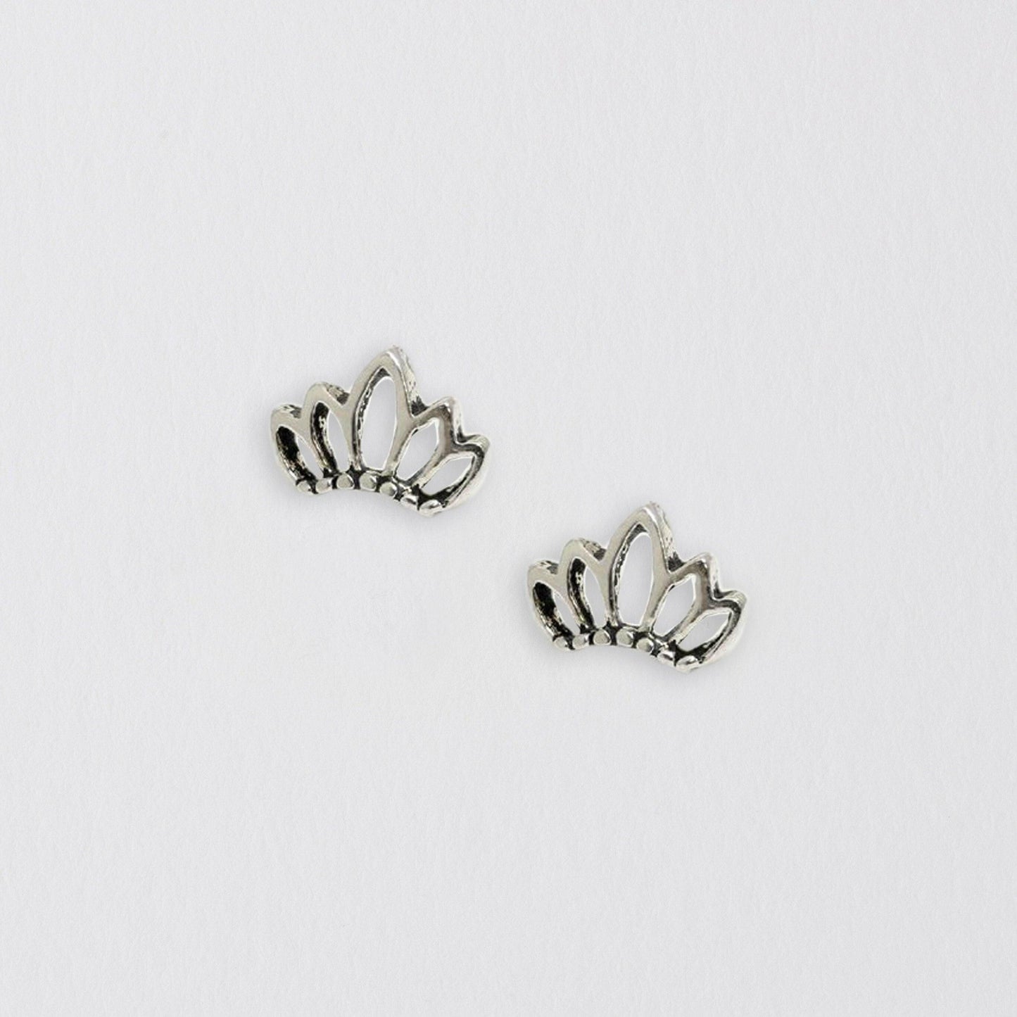 Silver Stud Earrings - Elegant and Timeless Jewellery Piece - Crumble and Core