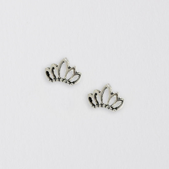 Silver Stud Earrings - Elegant and Timeless Jewellery Piece - Crumble and Core