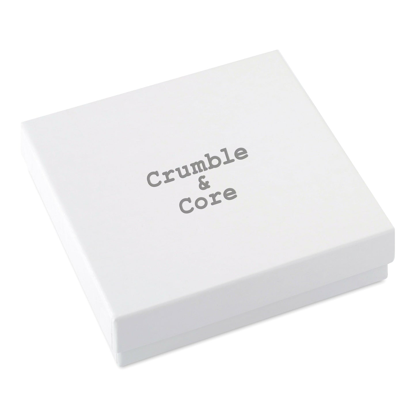 Sterling Silver Stud Earrings with Elegant Jewelry Card - Perfect Gift - Crumble and Core