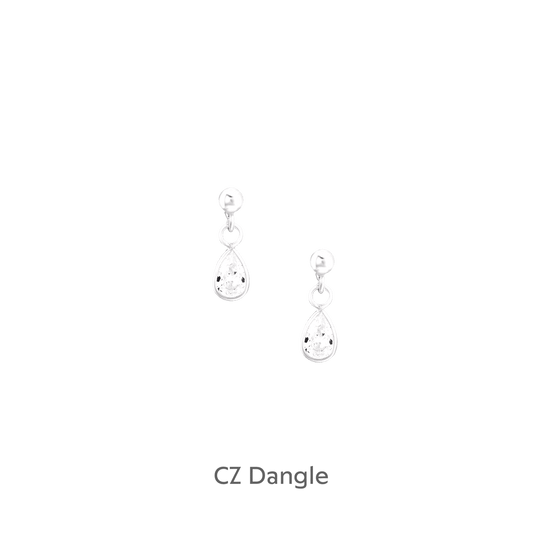 Sterling Silver Stud Earrings - Timeless Gift for Granddaughters Dressing Table - Crumble and Core