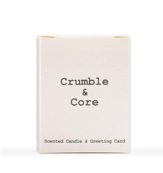 Feathers Appear Boxed Candle and Card - Unique Sympathy Gift Set - Crumble and Core