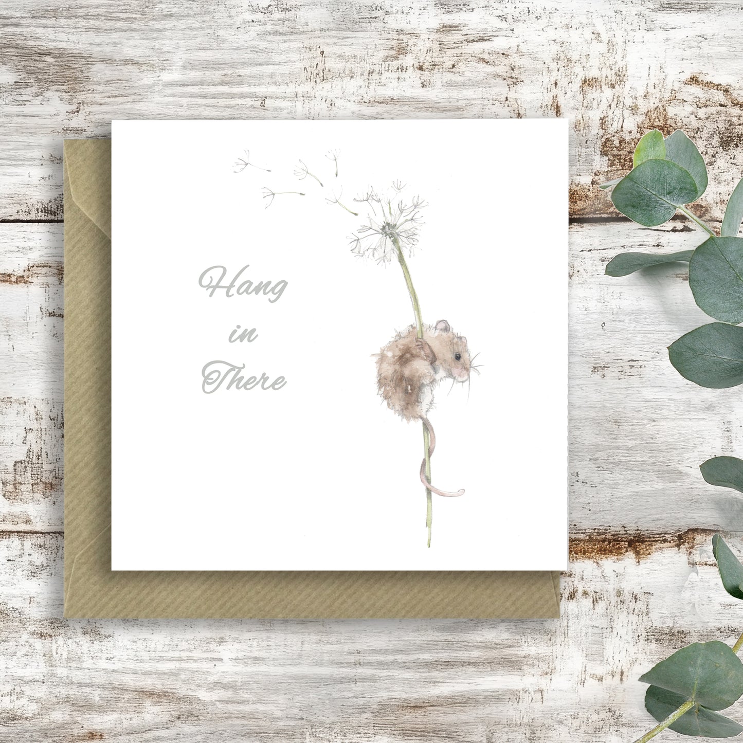 Mils Mouse Card Encouragement Card